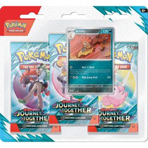 Pokemon - Scarlet & Violet Journey Together 3-pack blister